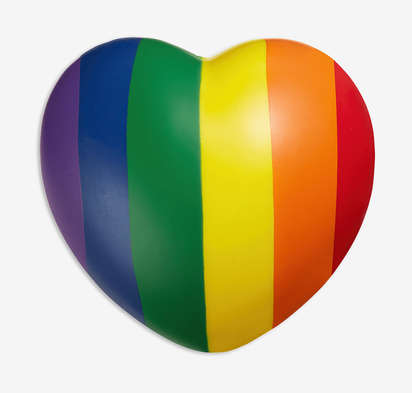 Rainbow Heart Shaped Stress Reliever-default
