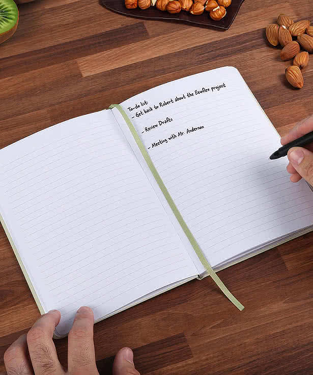 Full Color Harvest Fruit Fiber Hard Cover Notebook