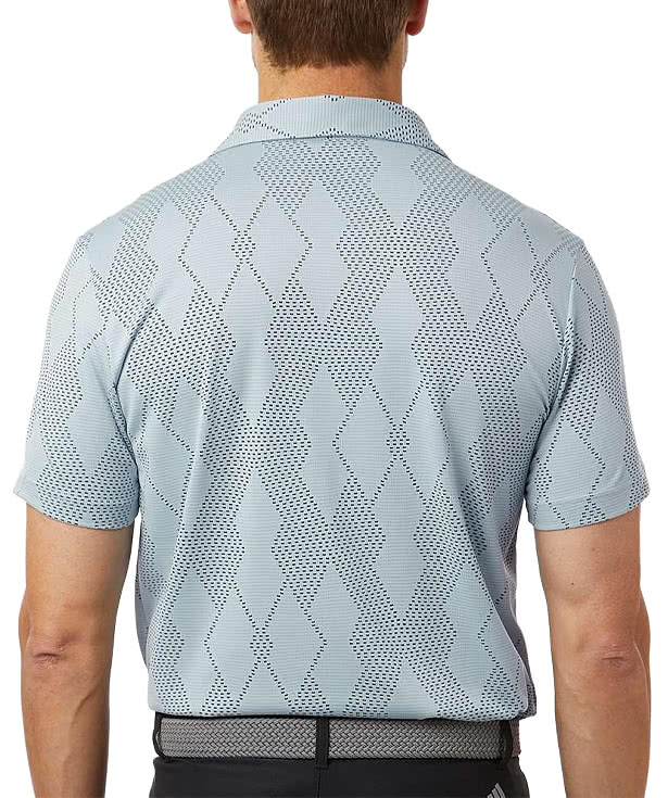Adidas Ultimate365 Recycled Diamond Jacquard Textured Performance Polo