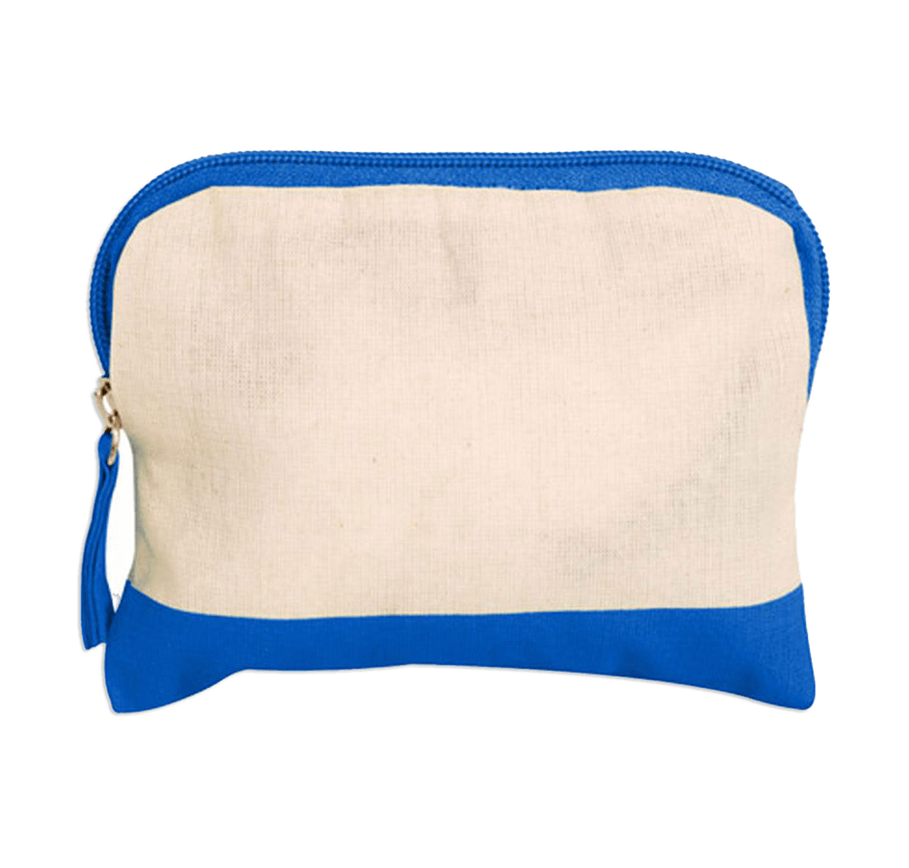 Full Color Cotton Colored Accent Accessory Pouch-default