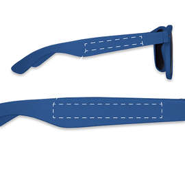 Solid Malibu Sunglasses - Color: Royal Blue