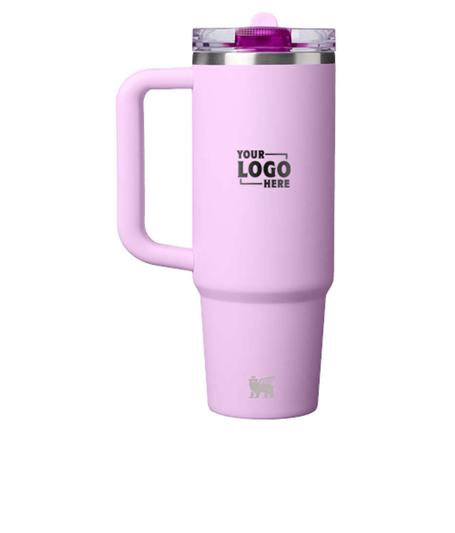 Stanley Laser Engraved 30 oz. Quencher ProTour Flip Straw Tumbler in Soft Orchid