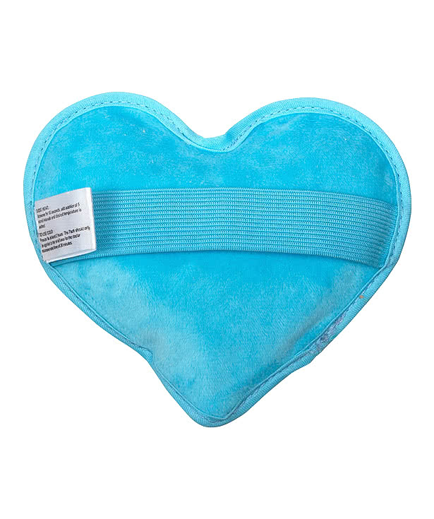 Plush Heart Aqua Pearls Hot/Cold Pack