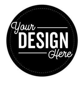 Full Color 2.5 in. Circle Magnet - Color: Black