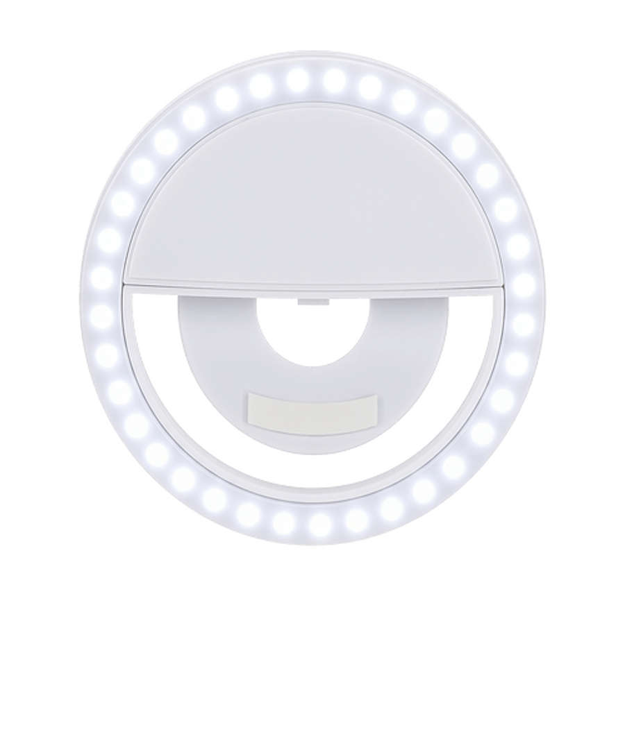 Broadway Clip On Ring Light in White