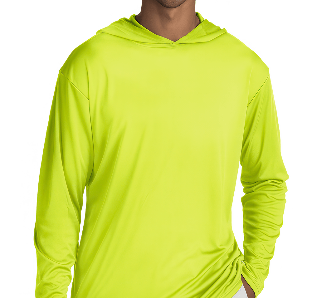 Blue Generation BLU-X-DRI Hooded Long Sleeve Performance Shirt-default