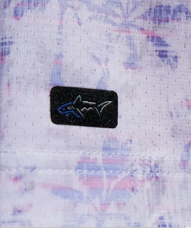 Greg Norman Crosshatch Palm UPF 50 Performance Polo - Embroidered