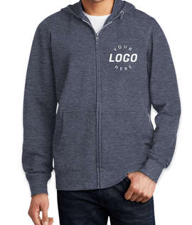 District V.I.T. Zip Hoodie - Screen Printed