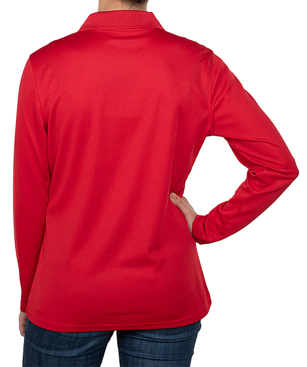 Clique by Cutter & Buck Women's Spin Eco Long Sleeve Performance Pique Polo