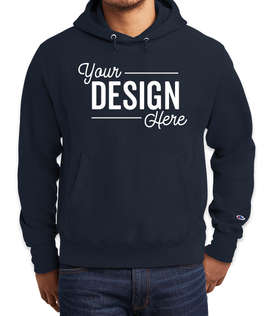 Champion Heavyweight Reverse Weave Garment Dyed Pullover Hoodie - Color: Navy