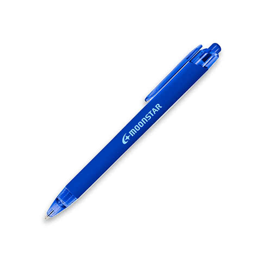 Flex Recycled Ballpoint with Rubber Coating in Cool Gray 9c