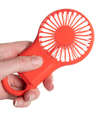 Rechargeable Handheld Fan with Carabiner