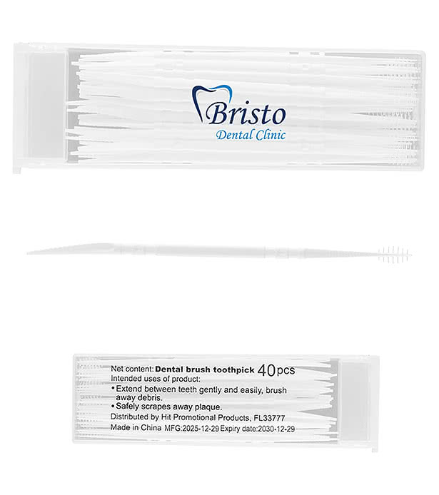 Dual-Action Dental Picks In Travel Case