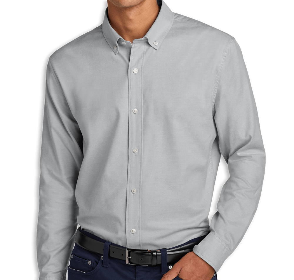 Mercer+Mettle Modern Oxford Easy Care Dress Shirt-default