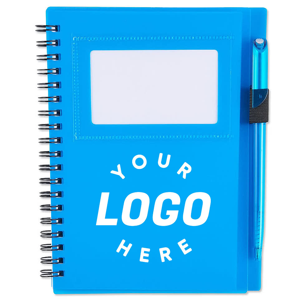 FSC Mix Star Soft Cover Spiral Notebook with Pen