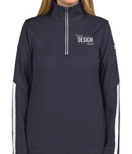 Under Armour Women's Qualifier Performance Quarter Zip - Color: Midnight Navy / White