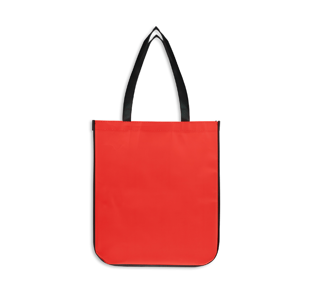 Lola Laminated Non-Woven Shopper Tote Bag-default