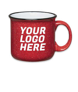 15 oz. Ceramic Speckled Campfire Mug (Set of 36) - Color: Red