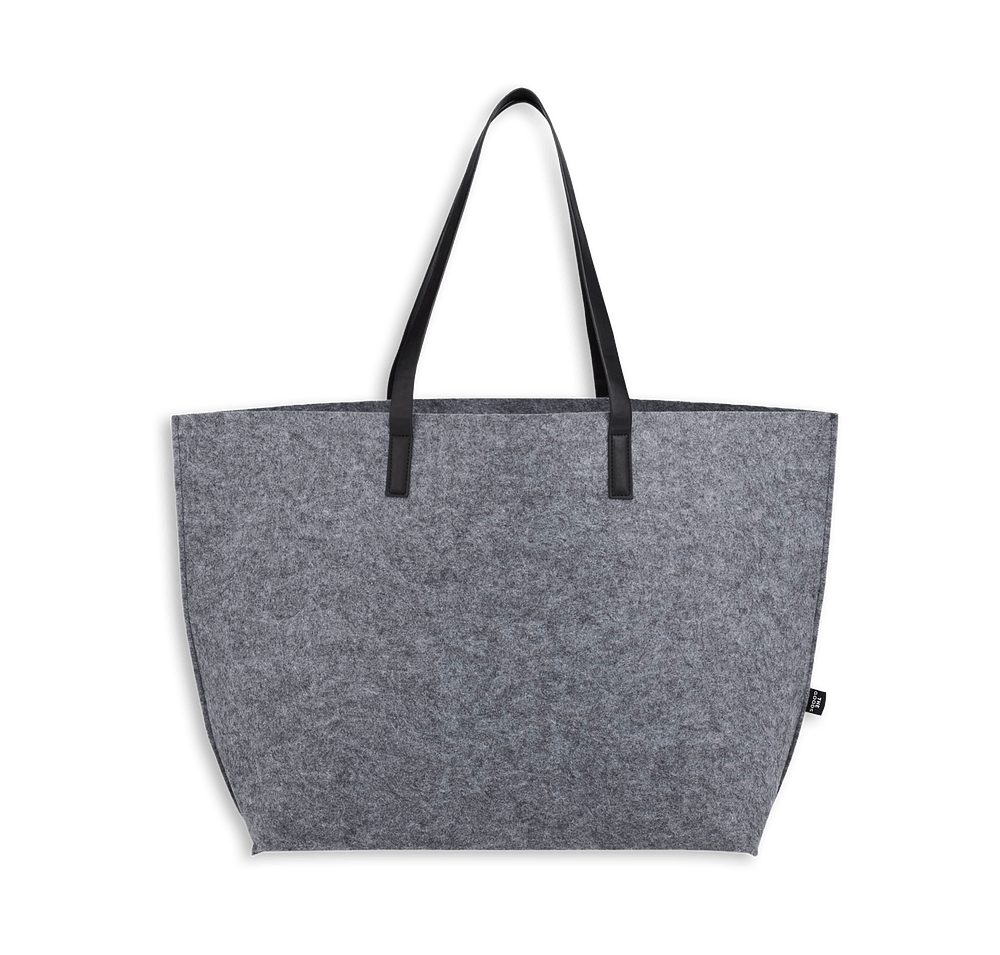 The Goods Recycled Felt Shoulder Tote Bag-default