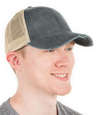 Adams Pigment Dyed Distressed Trucker Hat