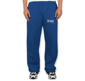 Jerzees Open Bottom Sweatpants - Color: Royal