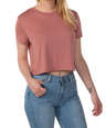 Bella + Canvas Women's Flowy Crop T-shirt