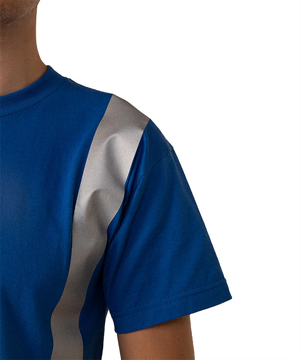 Bayside USA-Made Reflective 100% Cotton T-shirt