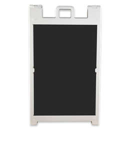 Full Color Signicade Deluxe A-Frame Kit - Color: Black / White
