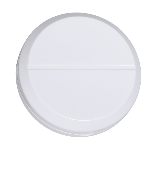 Pill Pal with Cutter in White
