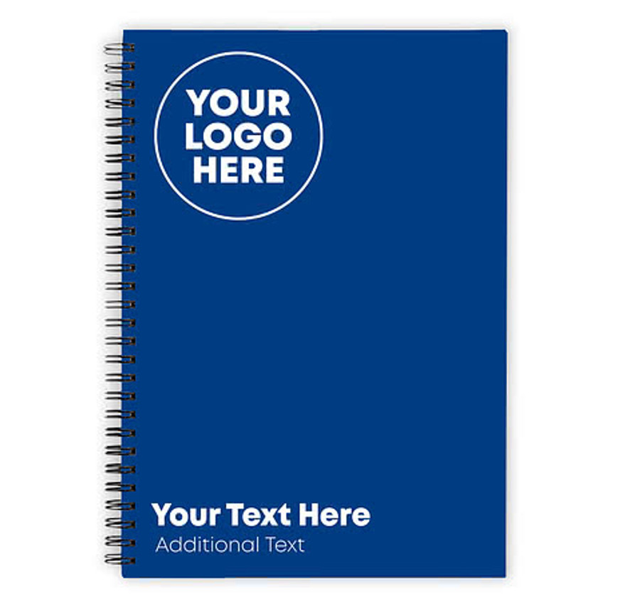 Corner Logo JournalBooks ® Spiral Notebook in White