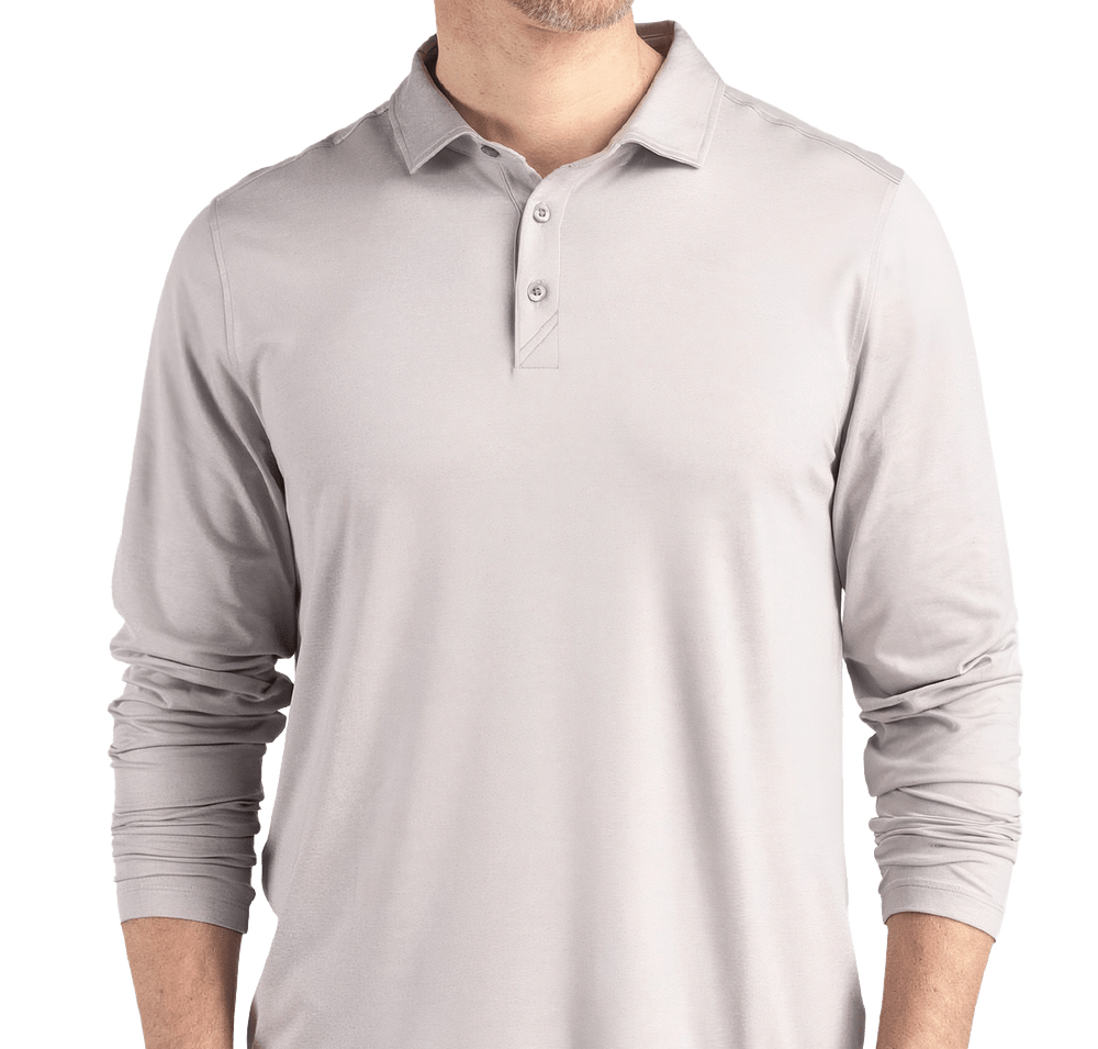 Cutter & Buck Coastline Eco Epic Comfort Recycled Long Sleeve Polo - Embroidered-default