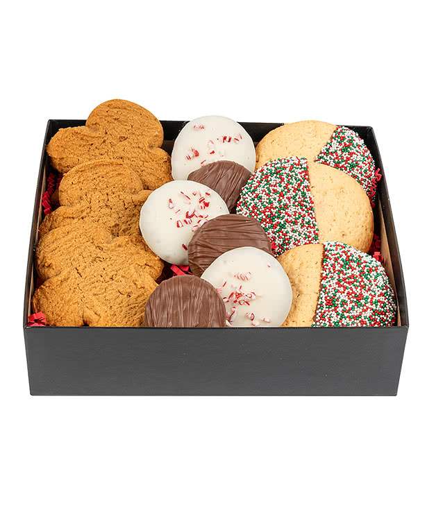 12 Assorted Holiday Cookies with Gift Box