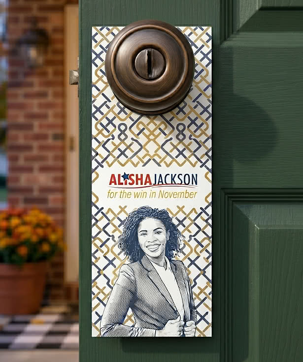 3.13" x 8.13" Door Knob Hanger