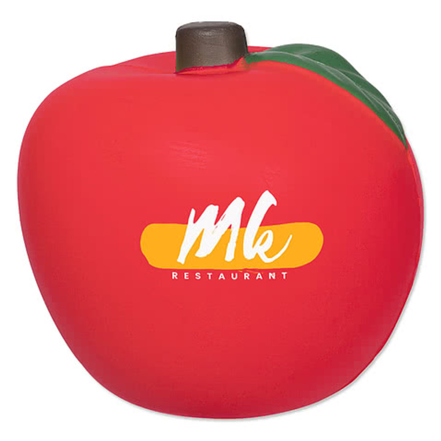 Apple Shaped Stress Reliever in Red