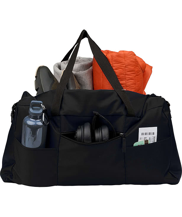 Full Color Packable Recycled Duffel Bag