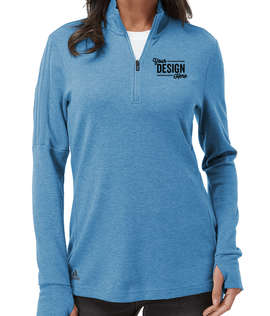 Adidas Women's 3-Stripes Recycled Quarter Zip Sweatshirt