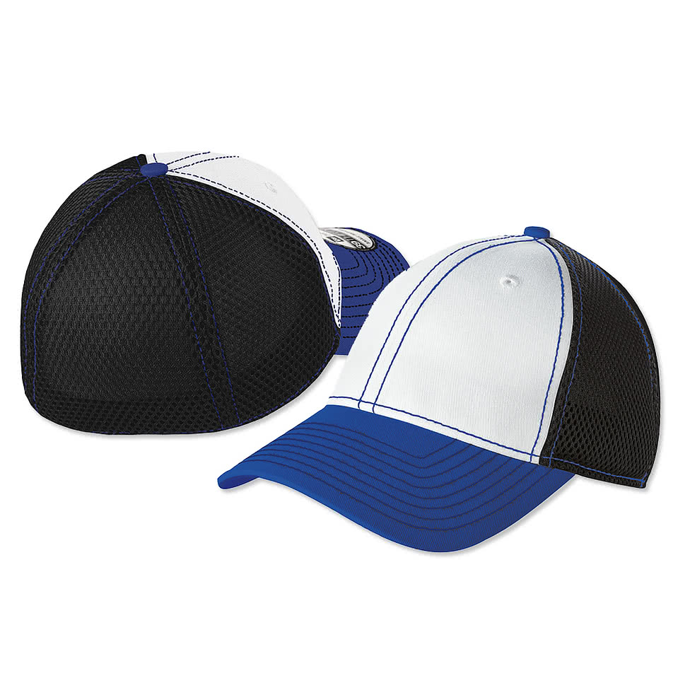 Custom New Era 39THIRTY Contrast Stitch Stretch Fit Mesh Hat