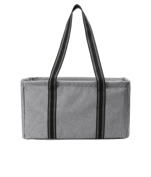 Osborne Recycled Collapsible Utility Tote Bag in GRAY-CHARCOAL