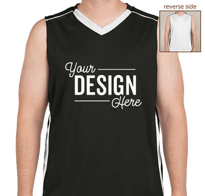  Custom Reversible v-Neck Basketball Jersey