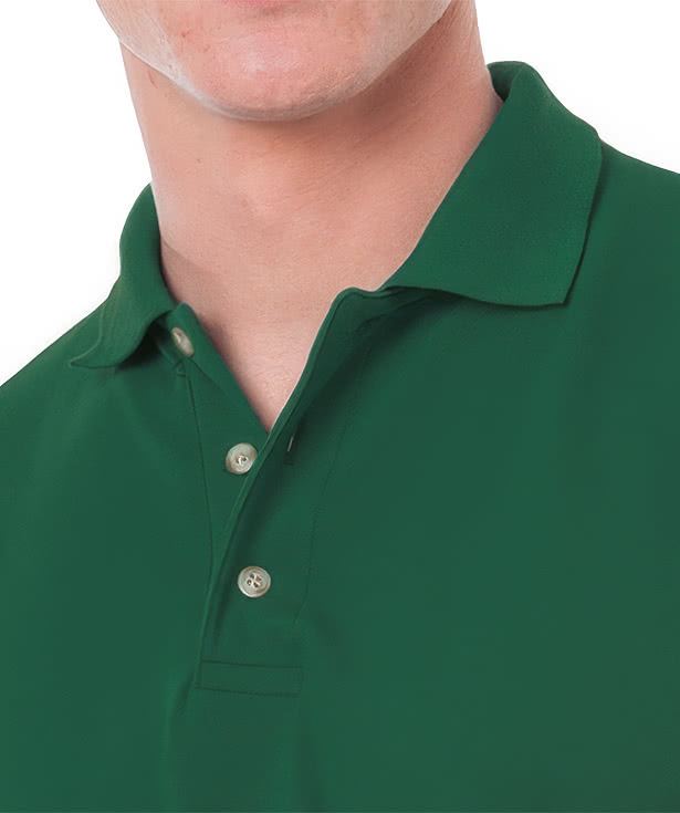 Blue Generation Cotton Pique Polo - Embroidered