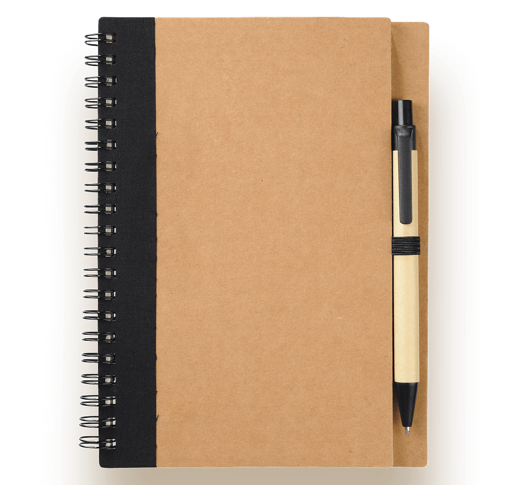 Eco Spiral Notebook with Pen-default