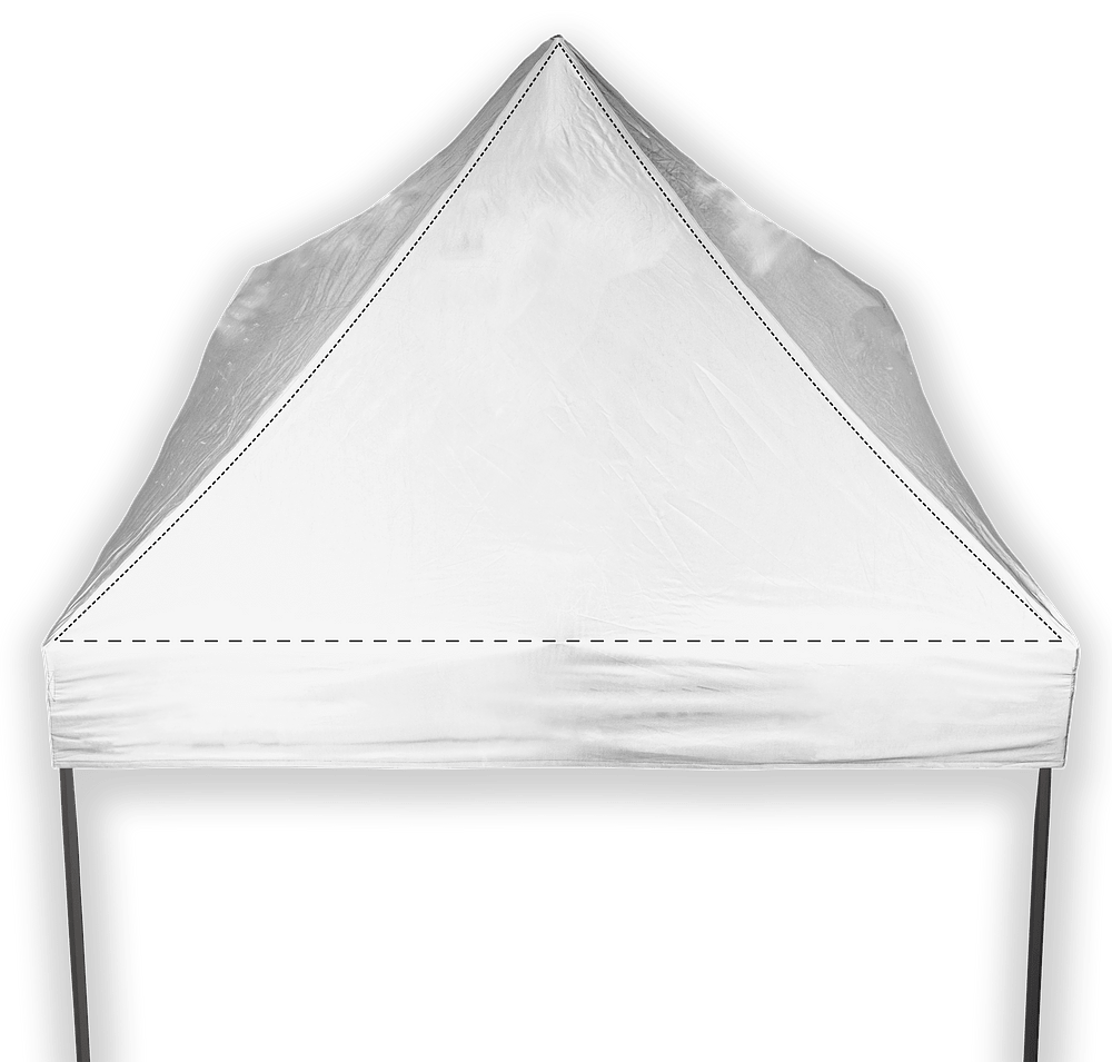 Full Color 10' Standard Canopy Tent - 2 Imprint Locations-default