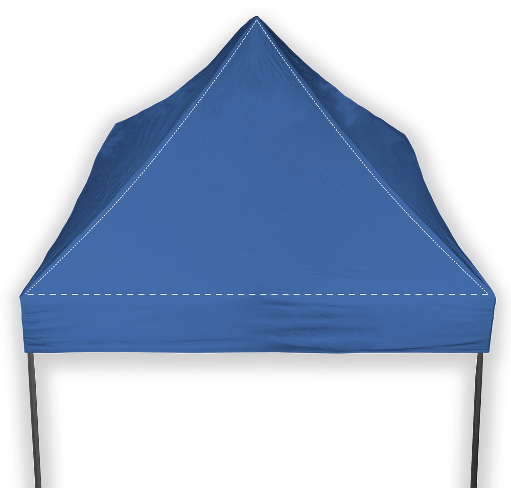 Full Color 10' Standard Canopy Tent - 2 Imprint Locations-default