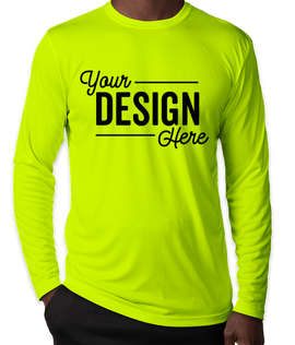 Sport-Tek Competitor Long Sleeve Performance Shirt - Color: Neon Yellow