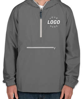 Charles River Pack-N-Go Hooded Packable Anorak - Screen Printed