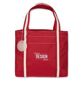 Piccolo Mini Tote - Color: Red / Natural