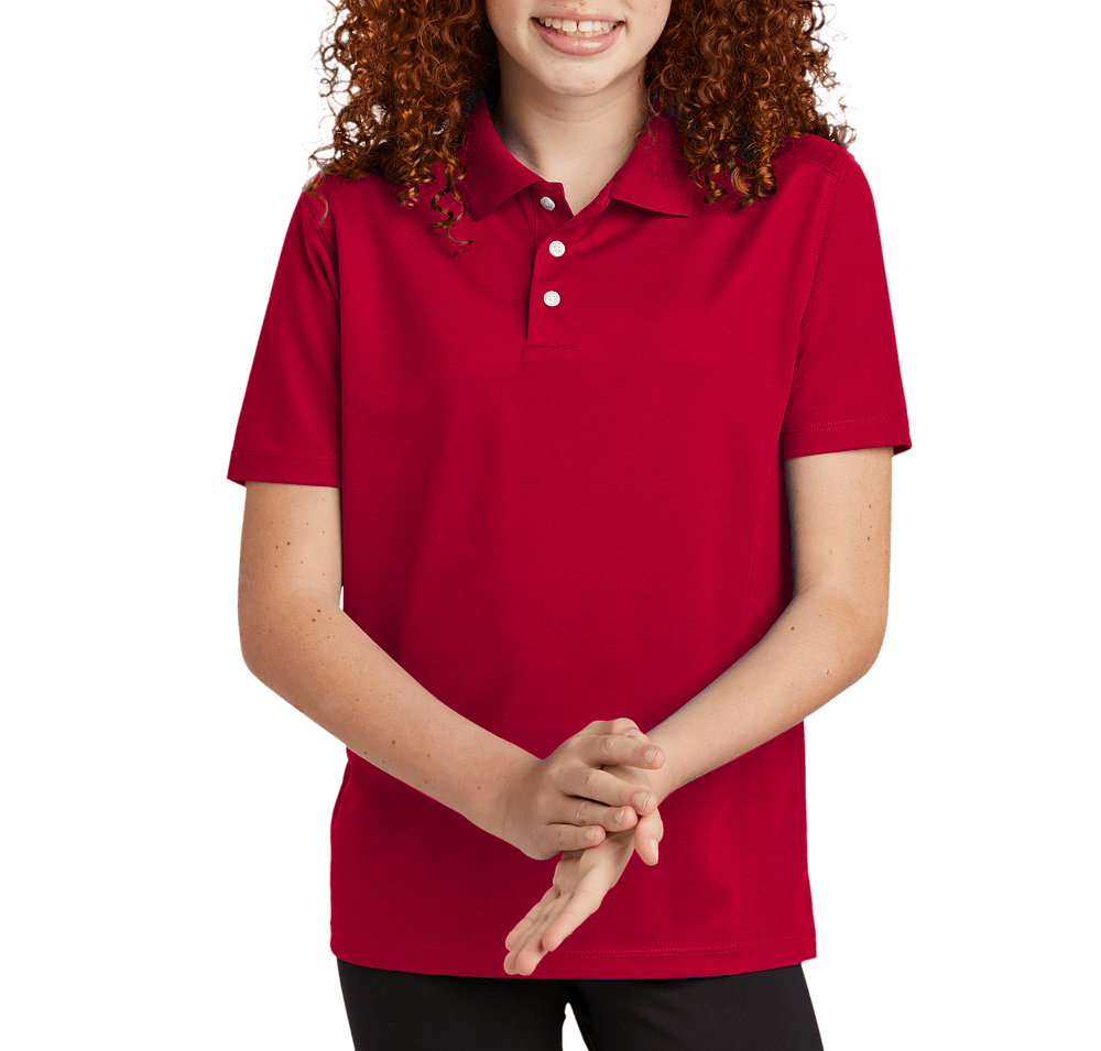 Sport-Tek Youth UPF 50 Performance Micropique Polo-default