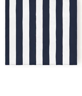 Port Authority Midweight Screenprinted Cabana Stripe Beach Towel - Color: Navy