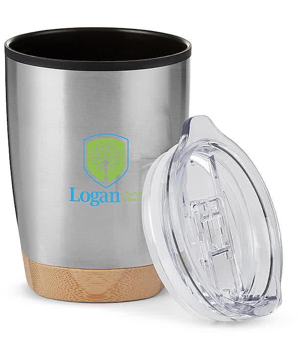 12 oz. Symmetry Insulated Tumbler with Bamboo Base