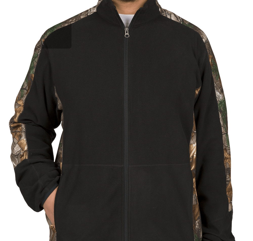 Port Authority Camo Full Zip Microfleece Jacket-default